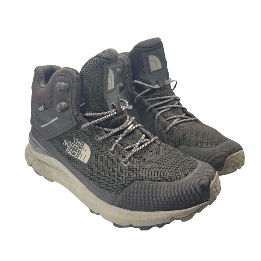 mens brown classic north face hiking boots size 11